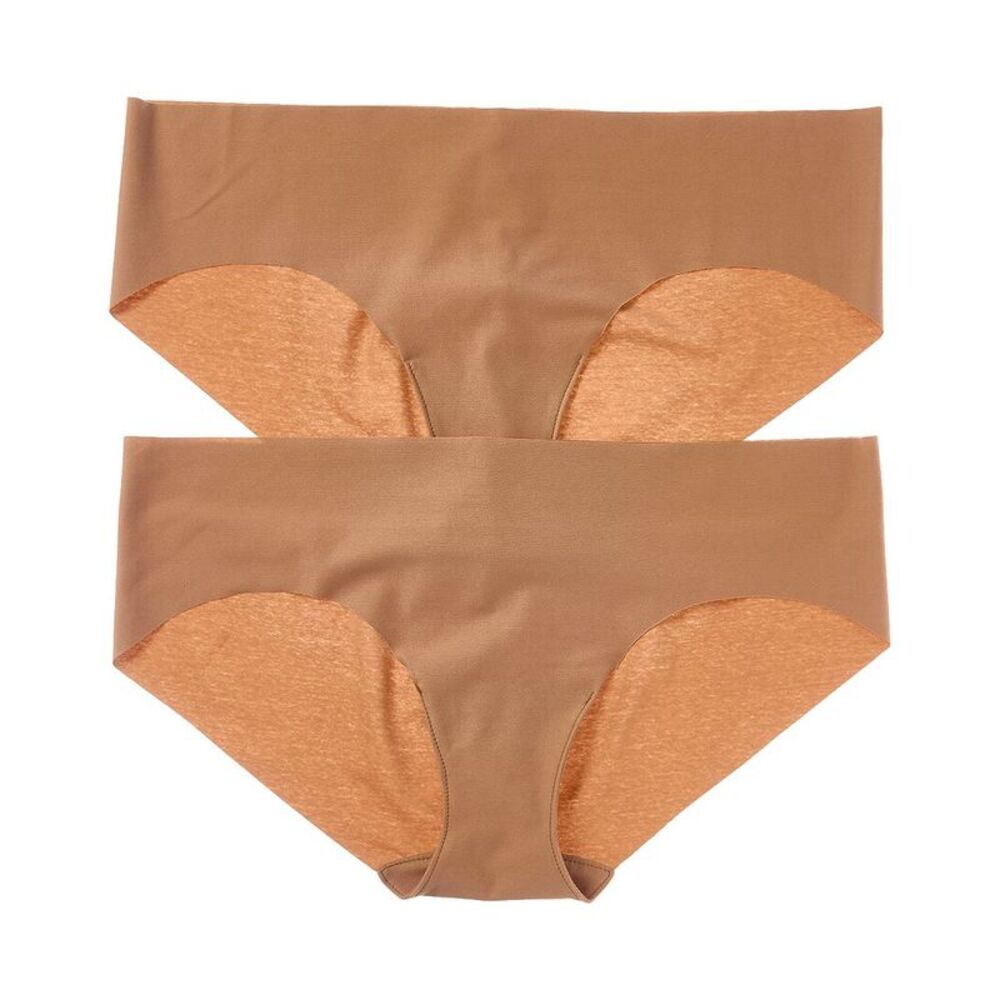 Commando® Womens Commando Set Of 2 Bikini Bottom, Brown
